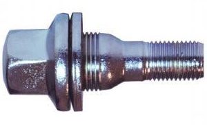 PARAFUSO RODA  CROMADO PEUGEOT 206/207/208/307/308/406 CITROEN C3/C4